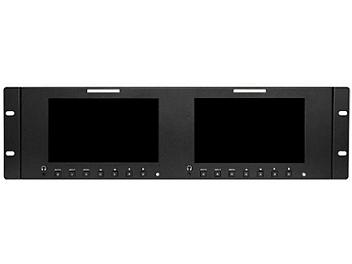 Globalmediapro FV679DRM 7-inch Dual Rack Mount LCD Monitor