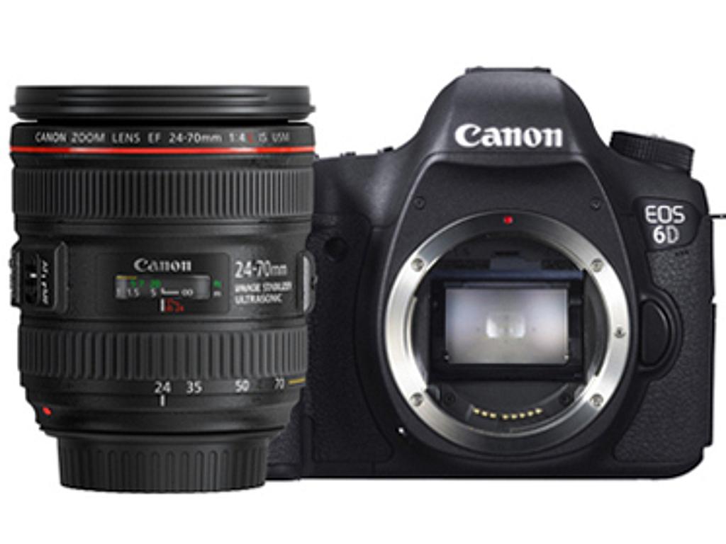 Canon EOSD DSLR Camera with Canon EF mm F4L IS