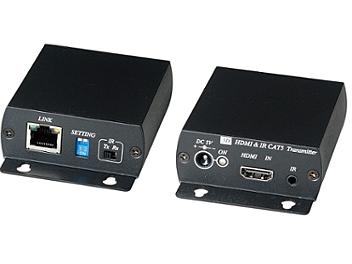 Globalmediapro SCT HE01SI 3D HDMI and IR CAT5 Extender (Transmitter and Receiver)
