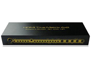 ASK HDMX0402M2 4x2 HDMI Matrix Switcher