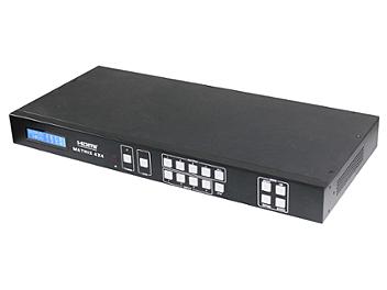 Globalmediapro CV-HDM-944S50 4x4 HDMI Matrix Switcher with Simultaneous CAT