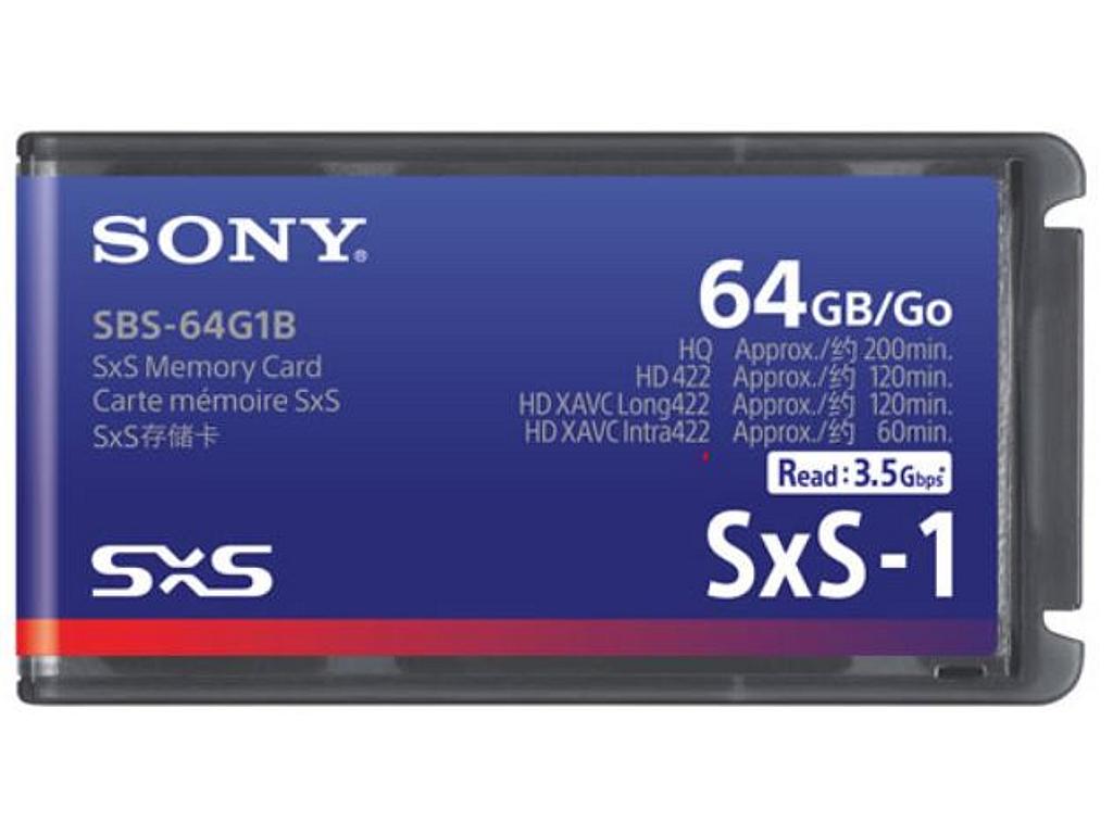 Sony SBS-64G1B 64GB SxS Memory Card