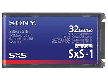 Sony SBS-32G1B 32GB SxS Memory Card (pack 10 pcs)