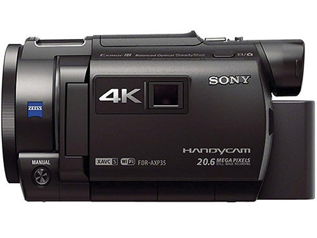 Sony FDR-AXP35 4K Camcorder PAL with Built-In Projector