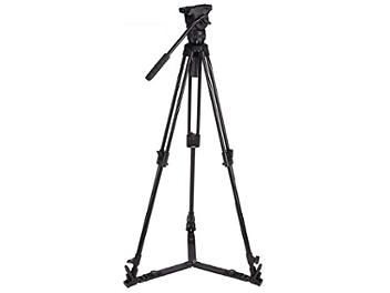 Globalmediapro FH4-AL-G Video Tripod with Aluminum Legs and Ground Spreader
