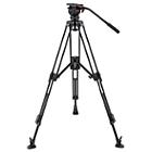 Globalmediapro FH7-CF-M Video Tripod with Carbon Fiber Legs and Mid-Level Spreader