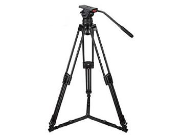 Globalmediapro FH12-AL-G Video Tripod with Aluminum Legs and Ground Spreader