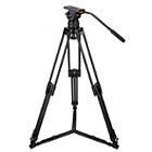 Globalmediapro FH12-AL-G Video Tripod with Aluminum Legs and Ground Spreader