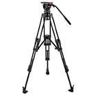 Globalmediapro FH15-CF-M Video Tripod with Carbon Fiber Legs and Mid-Level Spreader