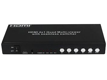Globalmediapro CV-HDS-841SL HDMI Quad Multiviewer and Seamless Switcher