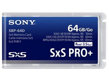 Sony SBP-64D 64GB SxS Pro+ Memory Card (pack 5 pcs)