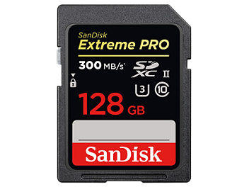 SanDisk 128GB Extreme Pro UHS-II SDXC Memory Card 300MB/s