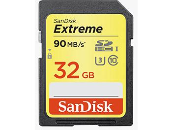 SanDisk 32GB Extreme UHS-1 U3 SDHC Memory Card (Class 10)