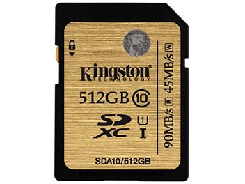 Kingston 512GB UHS-1 Ultimate SDXC Memory Card (Class 10) 90MB/s
