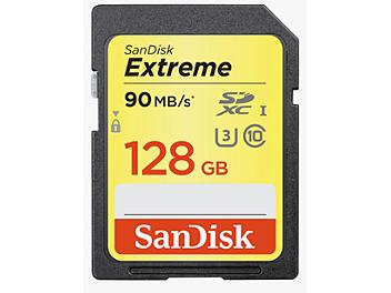SanDisk 128GB Extreme UHS-I U3 SDHC Memory Card (Class 10, pack 2pcs)