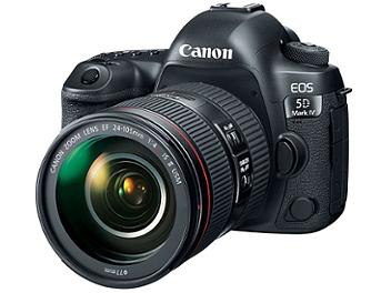 Canon EOS-5D Mark IV DSLR Camera Kit with Canon EF 24-105mm F4L II USM Lens