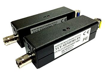 Globalmediapro BN VCF-HMINIFB01TX/RX SD / HD / 3G-SDI Fiber Optic Converter (Transmitter and Receiver)