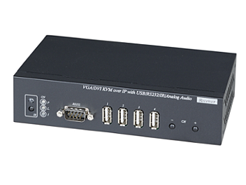 Globalmediapro SCT VDKM01BR VGA / DVI CAT5 Receiver with IR, KVM, USB, RS232