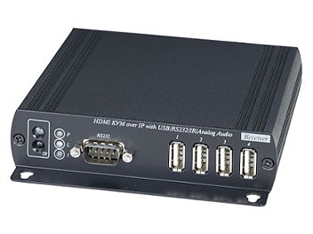 Globalmediapro SCT HKM01BR HDMI CAT5 Receiver with IR, KVM, USB, RS232