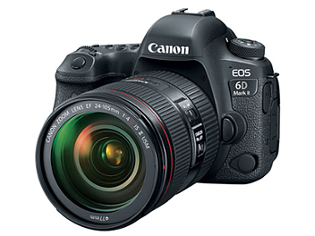Canon EOS-6D Mark II DSLR Camera with Canon EF 24-105mm F4L IS USM Lens