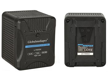 Globalmediapro Li160SX V-Mount Li-ion Battery 158Wh for Red Camera