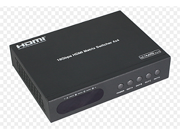 Globalmediapro CV-HDM-B44C 4x4 18Gbps HDMI Matrix Switcher
