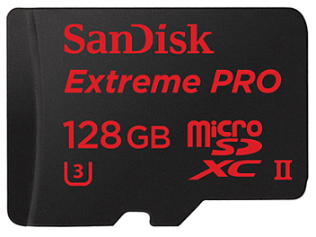 SanDisk 128GB Extreme Pro UHS-II microSDXC Memory Card 275MB/s