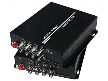 Globalmediapro BN ACT-FB08TX/RX-H 8-channel AHD / TVI / CVI / Analog Fiber-Optic Converter (Transmitter and Receiver)