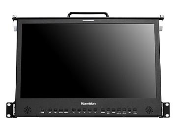 Konvision KFM-1753W 17-inch Full HD Pull-out 1RU Rackmount LCD Monitor