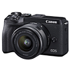 Canon EOS-M6 Mark II Mirrorless Digital Camera Kit with 15-45mm Lens and EVF-DC2 Viewfinder