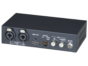 Globalmediapro SCT SDI01A-12G 12G-SDI to HDMI Converter with Audio Embedded / Extract