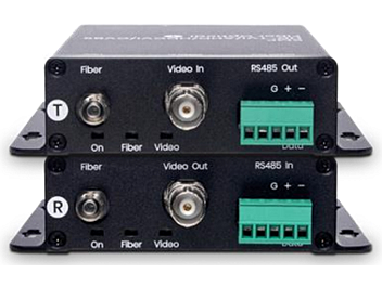 Globalmediapro SCT HD401F-5M HD-TVI / AHD / HD-CVI / CVBS Fiber-Optic Extender (Transmitter and Receiver)