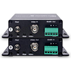Globalmediapro SCT HD401F-5M HD-TVI / AHD / HD-CVI / CVBS Fiber-Optic Extender (Transmitter and Receiver)