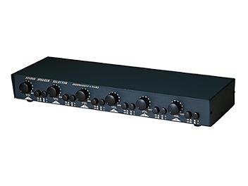 Globalmediapro SCT CF-PW150-6V 2 x 6 Matrix Speaker Selector with Volume Control