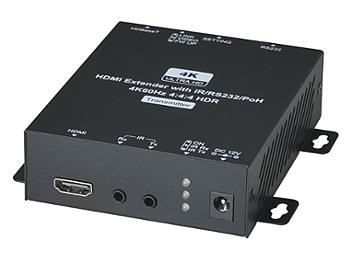 Globalmediapro SCT HE02EXP 4K HDMI, IR, RS232 and PoH CAT5e HDBaseT Extender (Transmitter and Receiver)