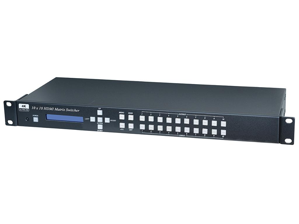 Globalmediapro HS10M-4K6G 10x10 4K HDMI Matrix Switcher