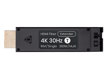 Globalmediapro SCT HE01F-4K 4K HDMI Fiber Mini Dongle Extender (Transmitter and Receiver)