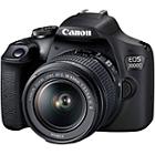 Canon EOS-2000D DSLR Camera with Canon EF-S 18-55mm Lens