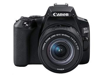 Canon EOS-250D DSLR Camera with Canon EF-S 18-55mm Lens