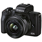 Canon EOS M50 Mark II Mirrorless Camera with Canon EF-M 15-45mm Lens