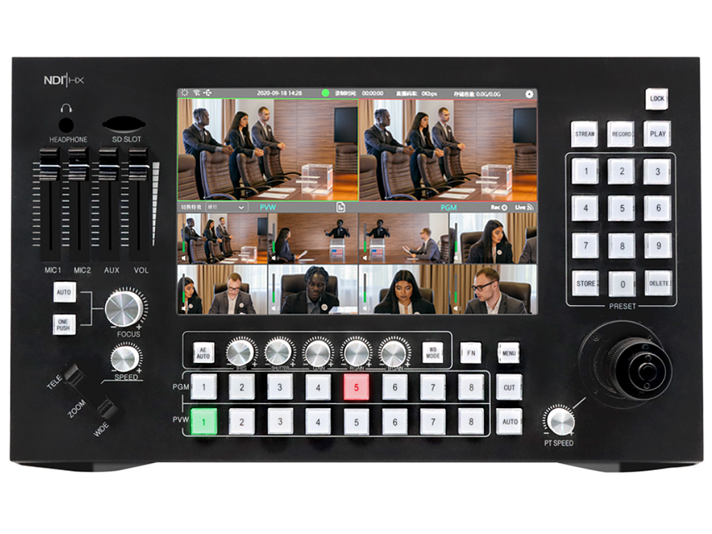 Globalmediapro KT-KD30N 8-input IP NDI PTZ Live Video Switcher