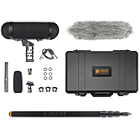 E-Image BPMK1 Shotgun Microphone Kit with Blimp and Boompole